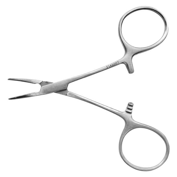 PINZA MOSQUITO TIPO HARTMANN CURVO MÁXIMA 9 CM- 1U