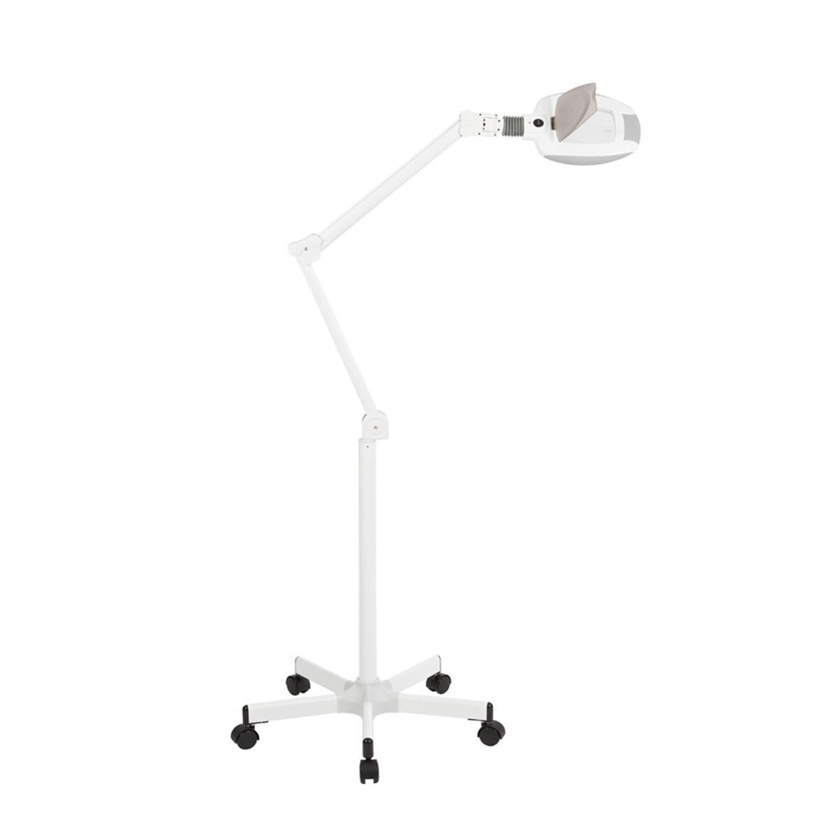 LÁMPARA LUPA LED CON BASE RODABLE 1U