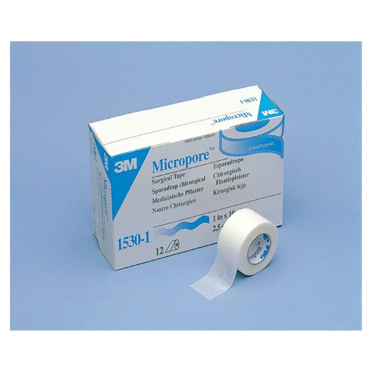 ESPARADRAPO MICROPORE HIPOALERGÉNICO MICROPOROSO DE PAPEL 6U.