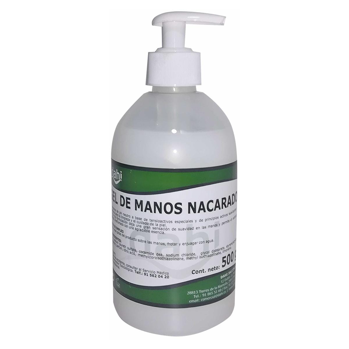 JABÓN DE MANOS CON DOSIFICADOR 500ML