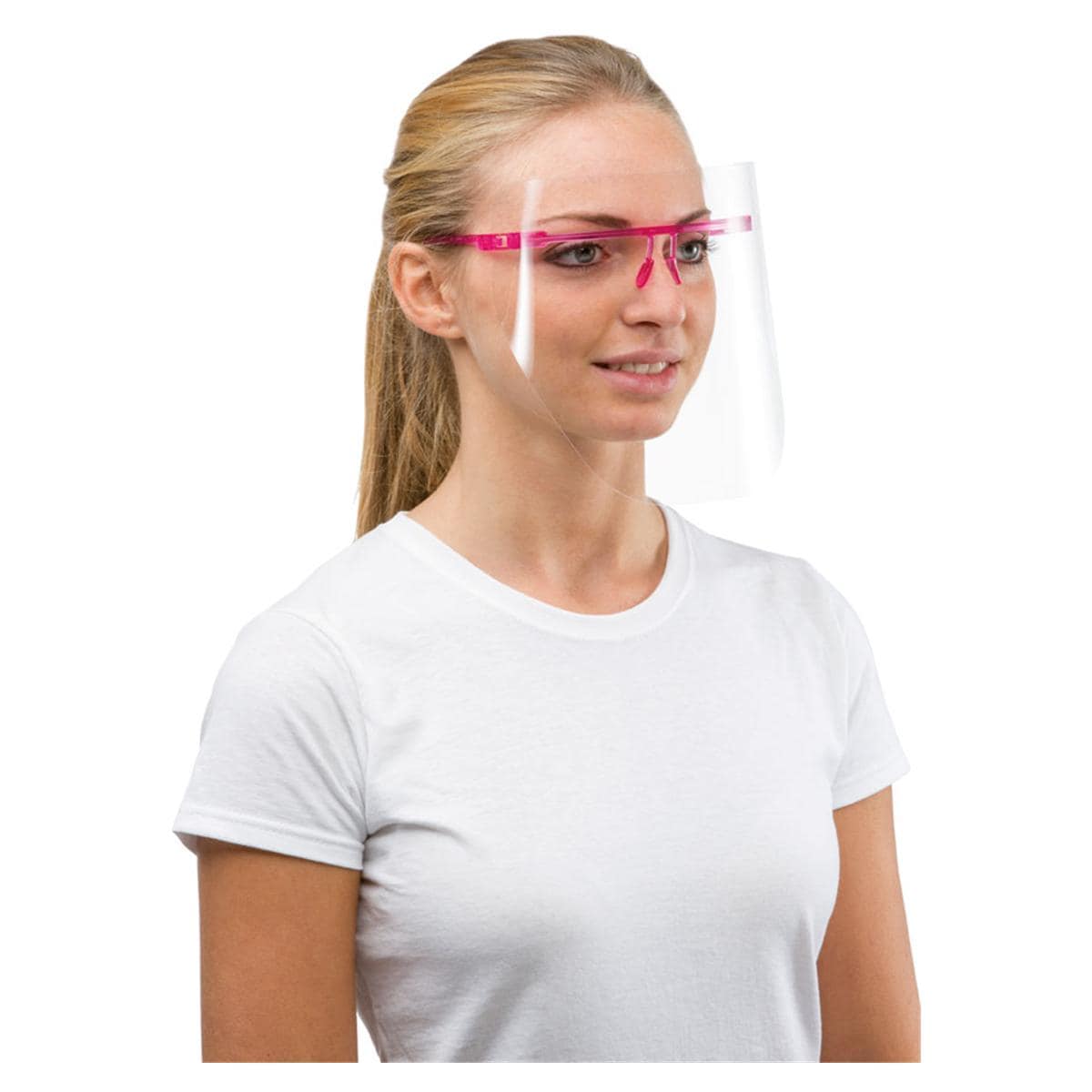 PANTALLA DE PROTECCIÓN FACIAL AZUL SET 1 MONTURA Y 6 PANTALLAS