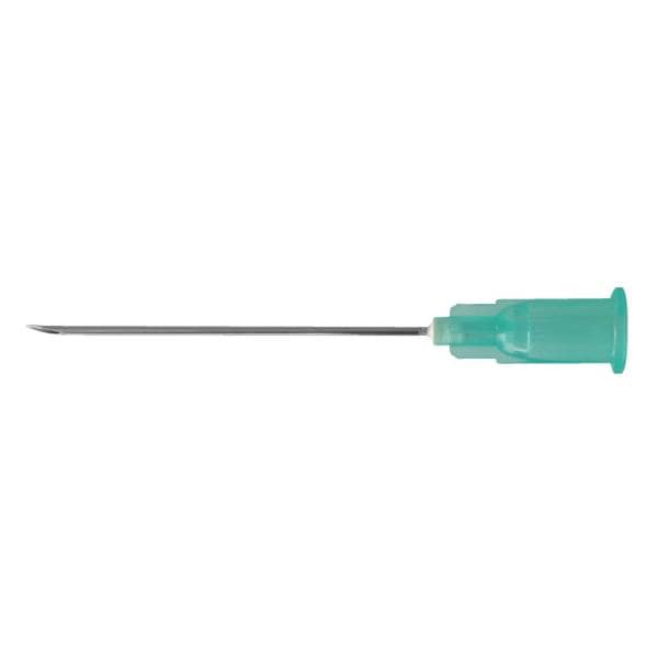 AGUJA HIPODÉRMICA VERDE 21 G 0,8 Ø X 40 MM 100U
