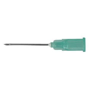 AGUJA HIPODÉRMICA VERDE 21 G 0,8 Ø X 25 MM 100U