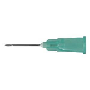 AGUJA HIPODÉRMICA VERDE 21 G 0,8 Ø X 16 MM 100U