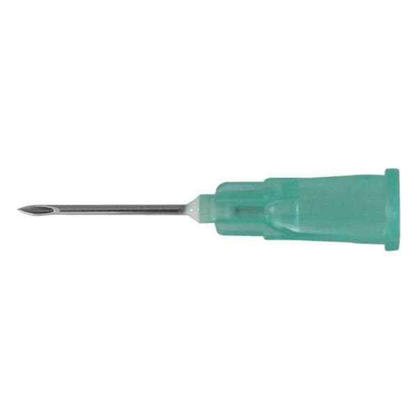 AGUJA HIPODÉRMICA VERDE 21 G 0,8 Ø X 16 MM 100U