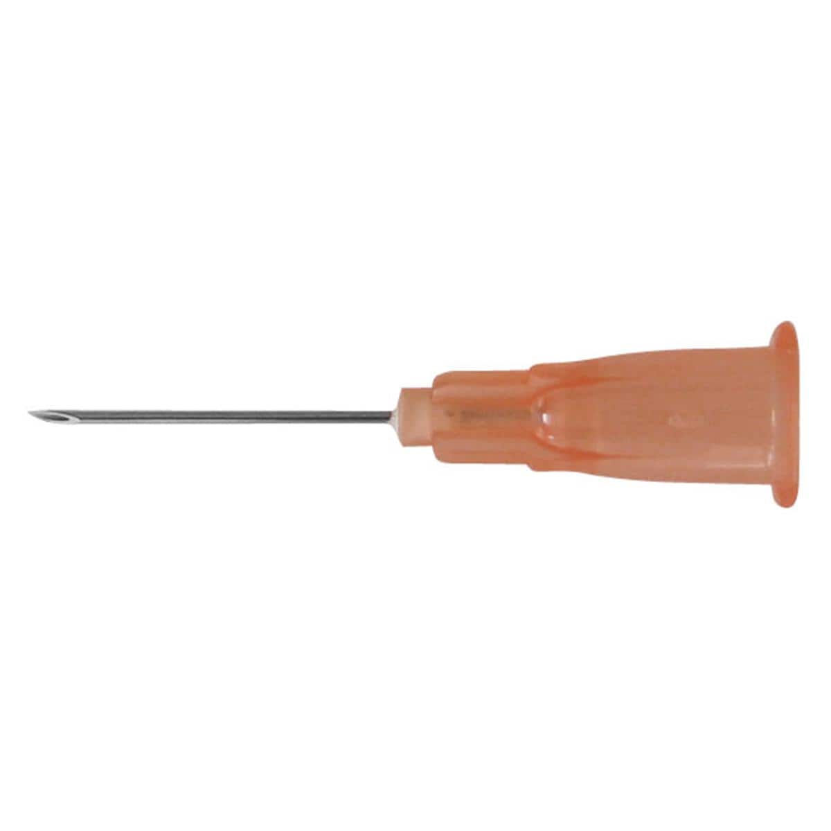 AGUJA HIPODÉRMICA NARANJA 25 G 0,5 Ø X 16 MM 100U