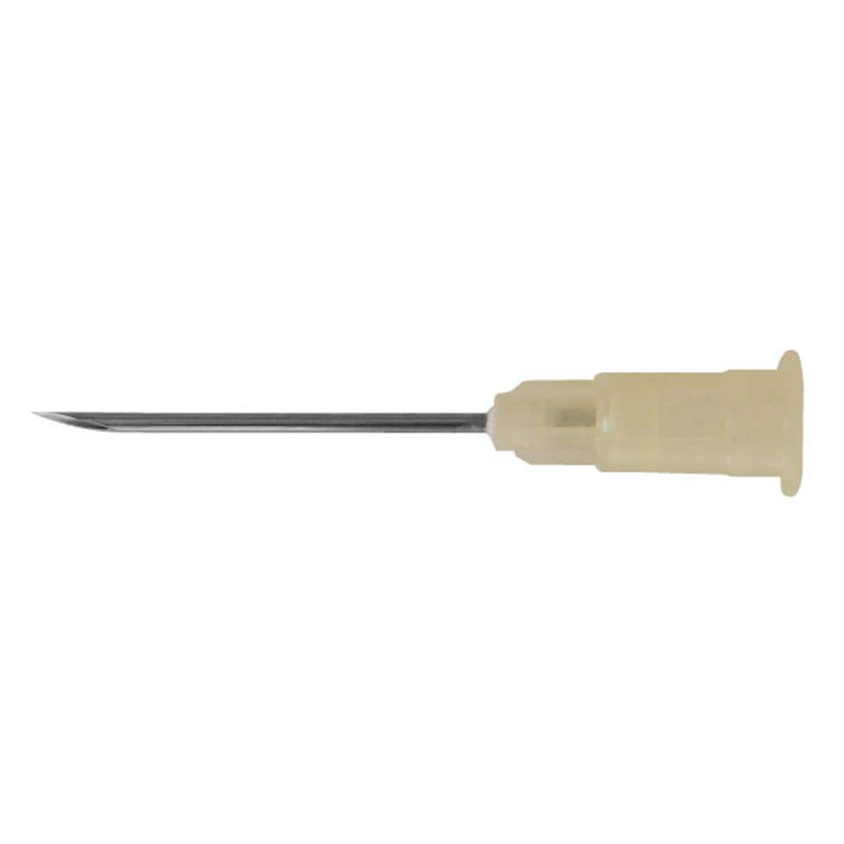 AGUJA HIPODÉRMICA CREMA 19 G 1,1 Ø X 25 MM 100U
