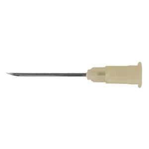 AGUJA HIPODÉRMICA CREMA 19 G 1,1 Ø X 25 MM 100U