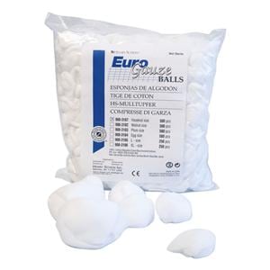 BOLAS DE ALGODÓN BLANCO NO ESTÉRILES TAMAÑO AVELLANA 6 X 9 CM 500U