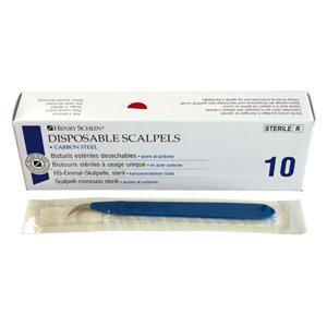 BISTURÍ ESTÉRIL INOXIDABLE N#21 10U