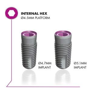 INFINITY HEX.INTERNO 5.1X8.0MM