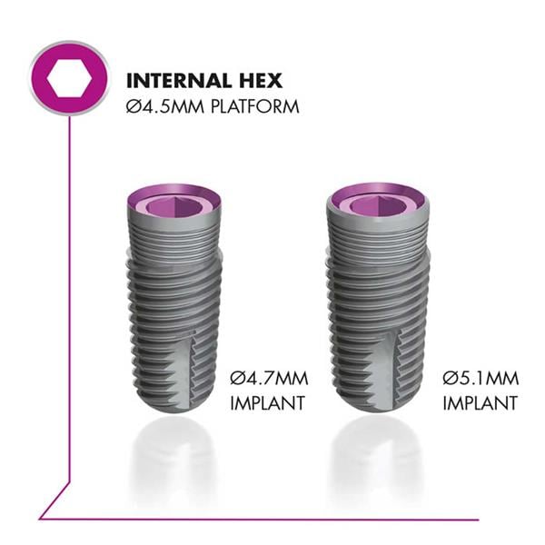 INFINITY HEX.INTERNO 5.1X8.0MM