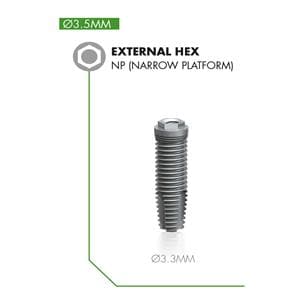 INFINITY HEX.EXTERNO 3.3X8.0MM