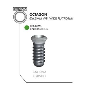 INFINITY OCTAGON STL 4.8X8MM WN