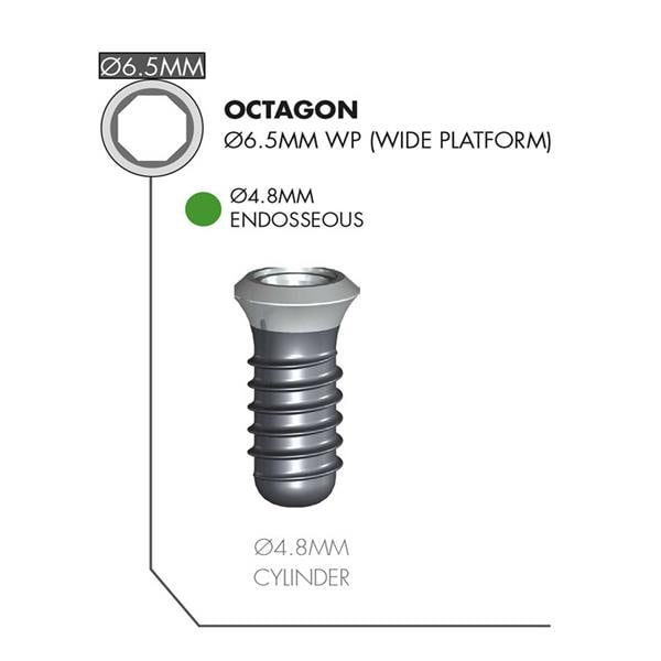 INFINITY OCTAGON STL 4.8X8MM WN
