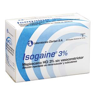 ISOGAINE 3% 50 CARPULES - CLARBEN