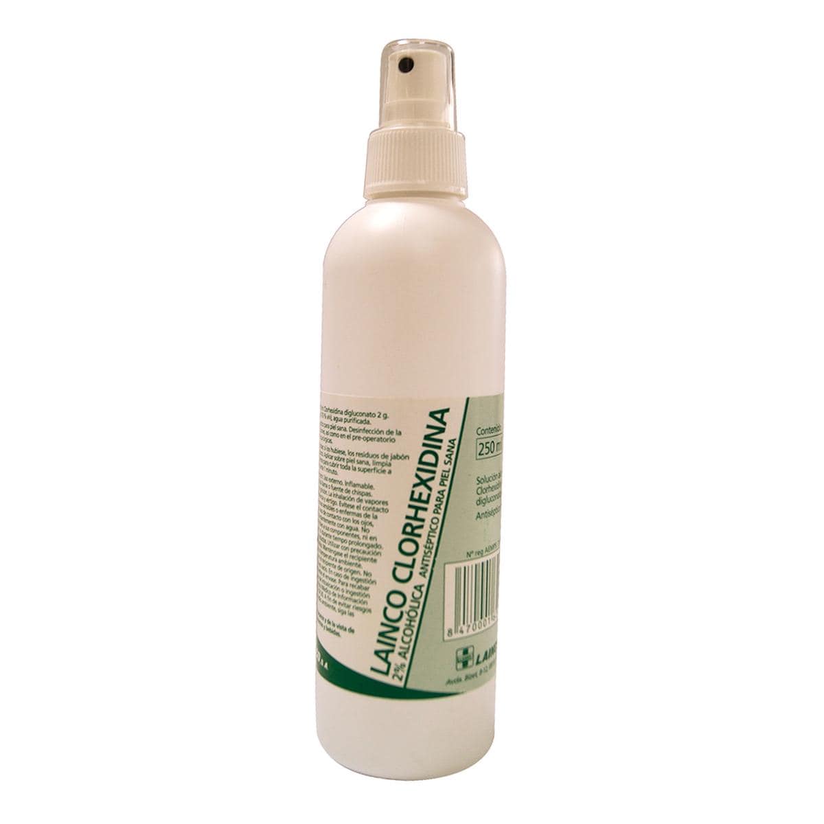 LAINCO CLORHEXIDINA EN SOLUCIÓN ALCOHÓLICA 250 ML 1U