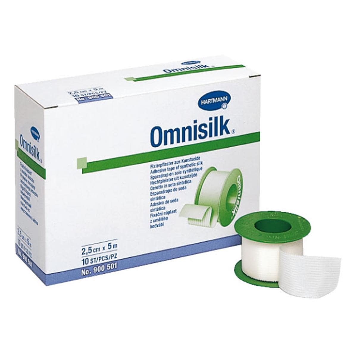 ESPARADRAPO DE SEDA OMNISILK 1,25 CM X 5 M 1U