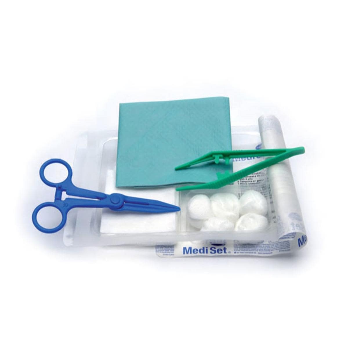 SET DE CURAS CON PAÑO MEDISET 1U
