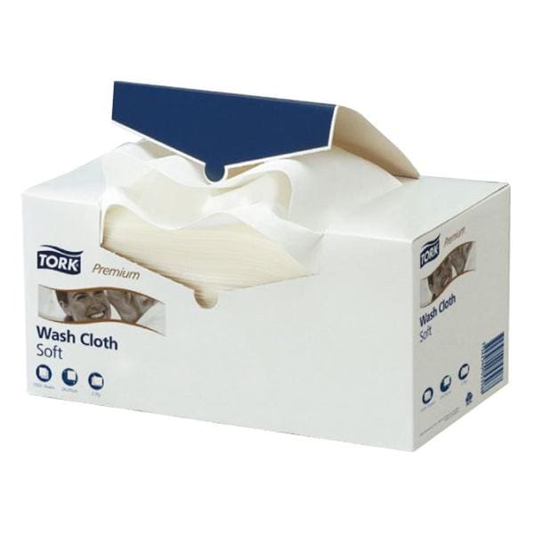 PAÑOS PARA LAVADO TORK PREMIUM DE 1 CAPA BLANCO 30 X 32 CM 135U