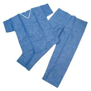 PIJAMA QUIRÚRGICO DESECHABLE FOLIODRESS SUIT AZUL TALLA P