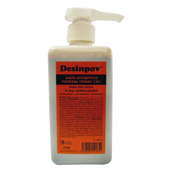 POVIDONA YODADA EN SOLUCIÓN JABÓNOSA 500 ML 1U