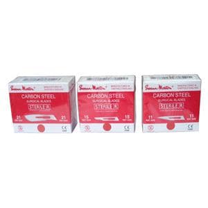 HOJA DE BISTURÍ ESTÉRIL #15 100U