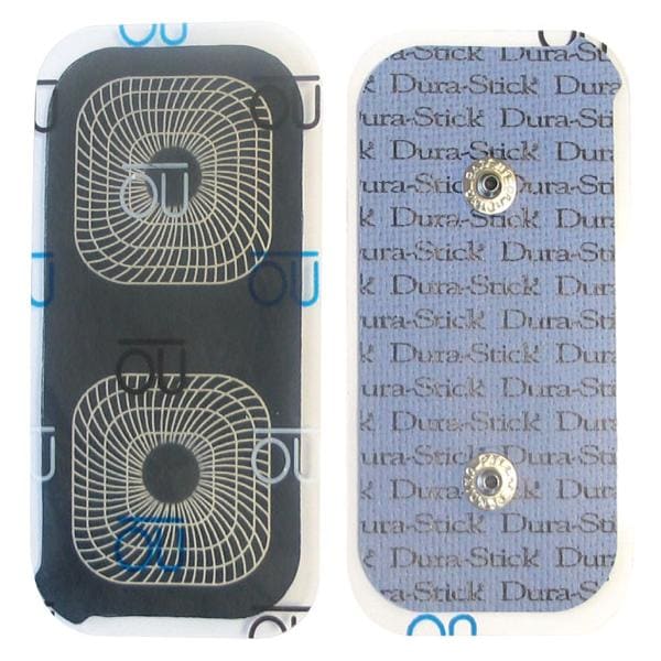ELECTRODOS SNAP DURA-STICK RECTANGULARES CONEXIÓN CLIP 5 X 10 CM BOLSA DE 2U