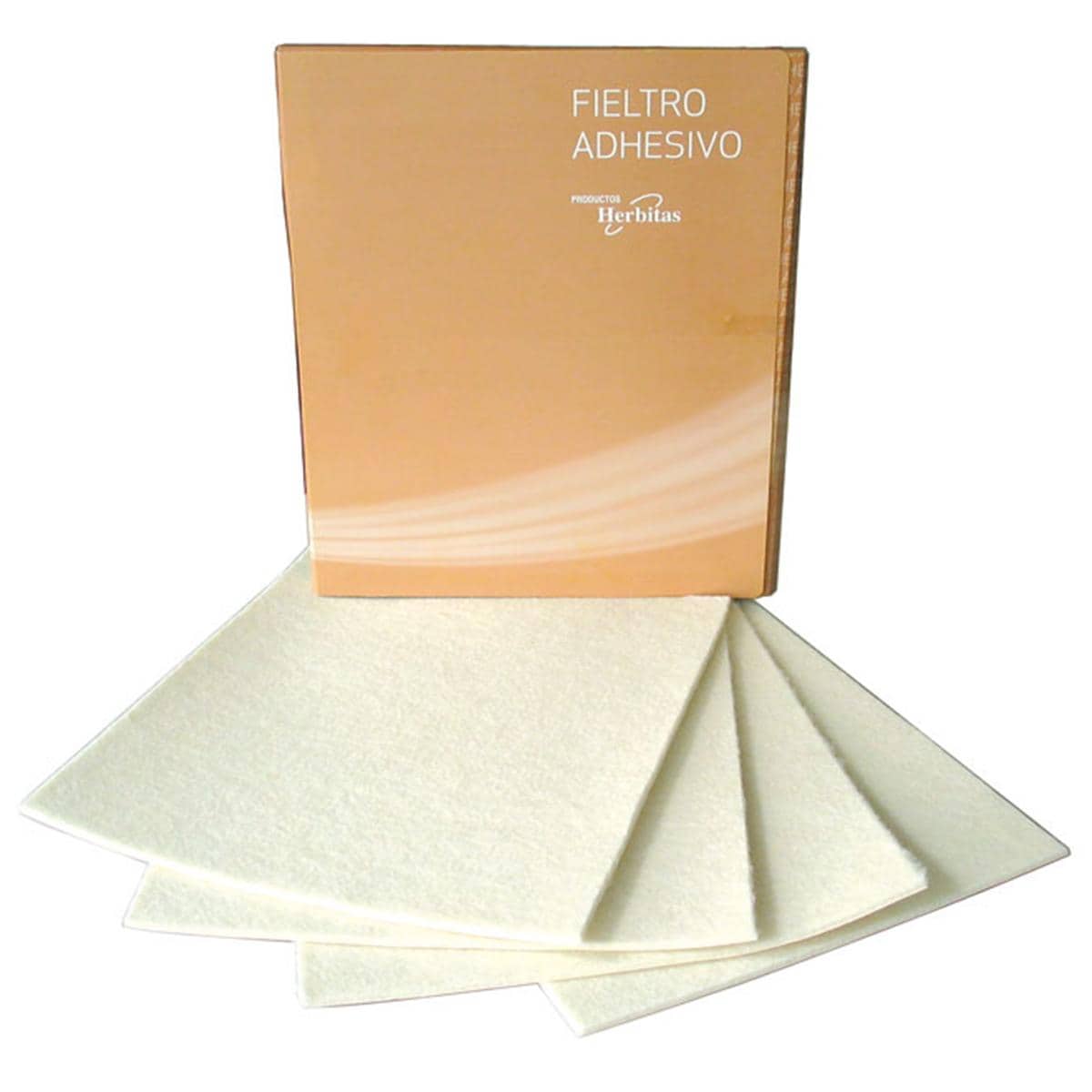 FIELTRO ADHESIVO 4MM 25X30CM 4U HERBITAS
