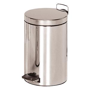 CUBO PARA RESTOS FABRICADO EN ACERO INOXIDABLE 12 LITROS 1U