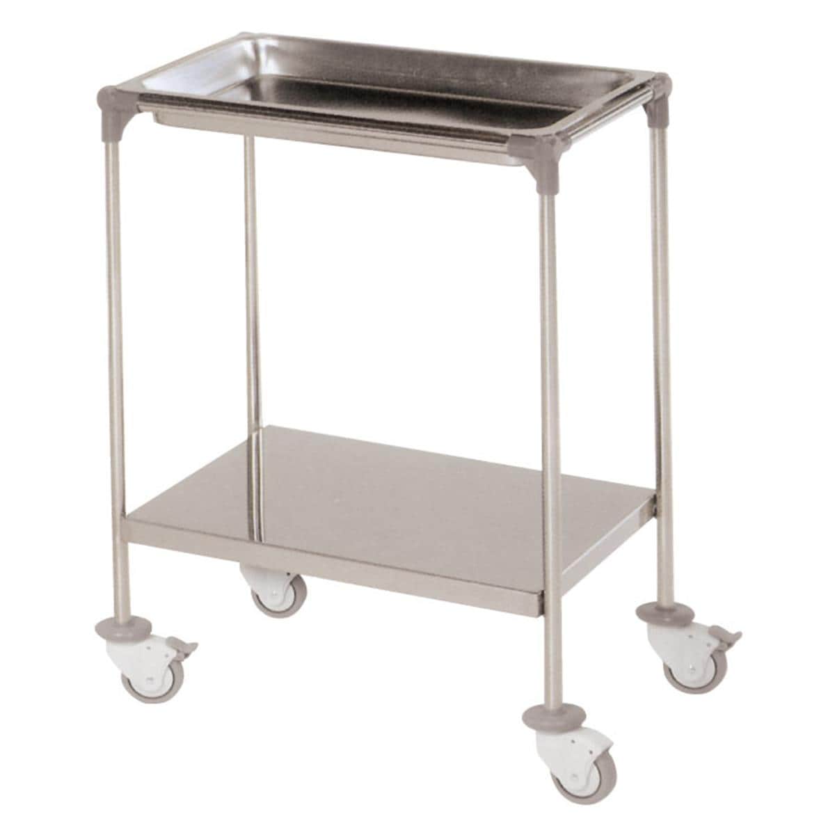 MESA AUXILIAR CLÍNICA H19 CON BANDEJA 1U