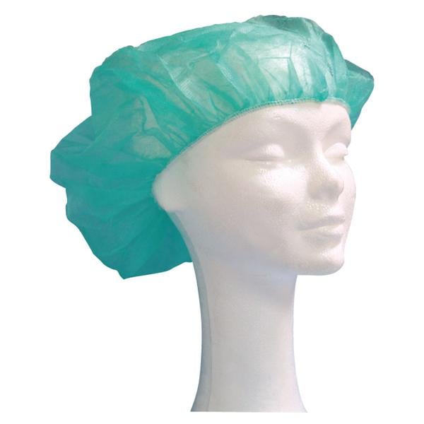 GORROS DE ENFERMERA CIRCULARES VERDES 100U