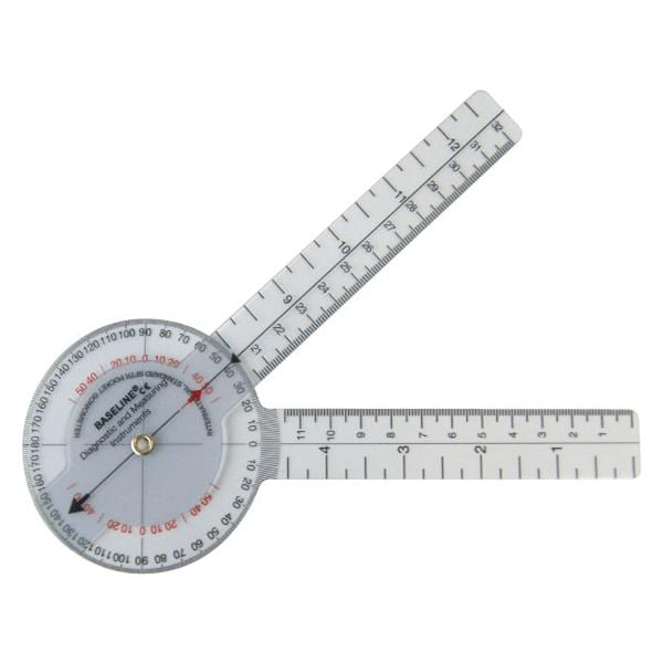 GONIÓMETRO DE PLÁSTICO 20 CM 1U