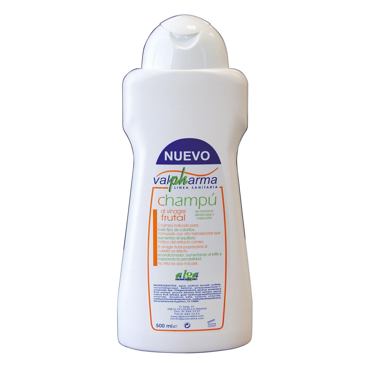 CHAMPÚ AL VINAGRE FRUTAL 500 ML 1U