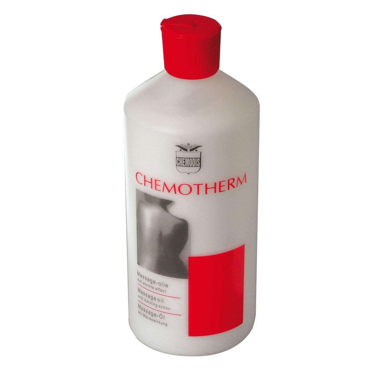 CHEMOTHERM MASSAGE OIL ACEITE DE MASAJE GELIFICADO. EFECTO CALOR BOTELLA DE 500 ML 1U