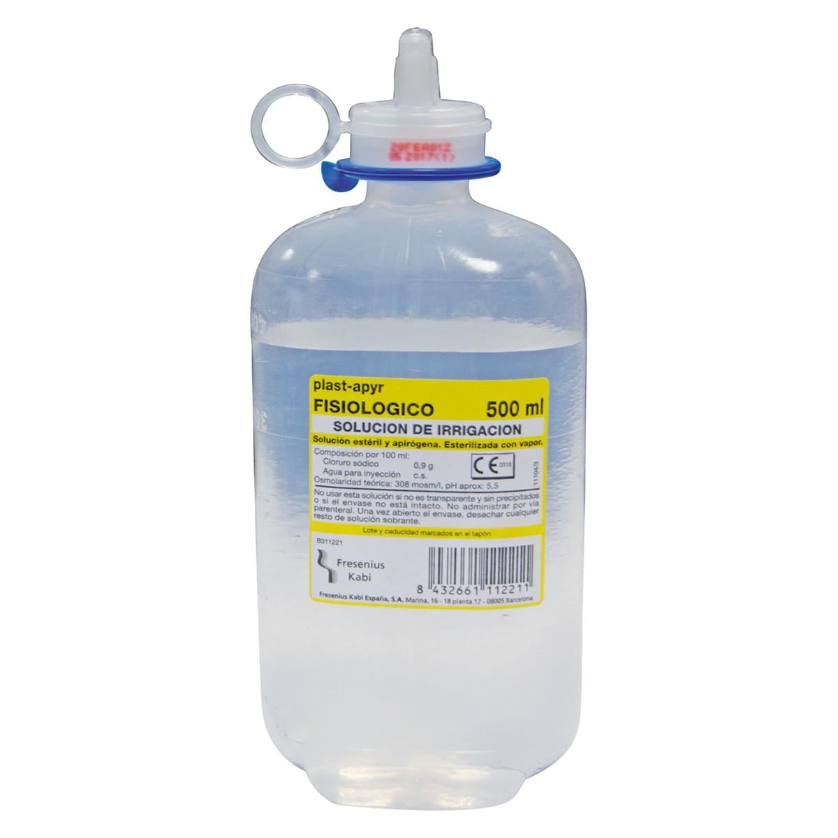 SUERO FISIOLÓGICO IRRIGACIÓN SALINO 500 ML 1U