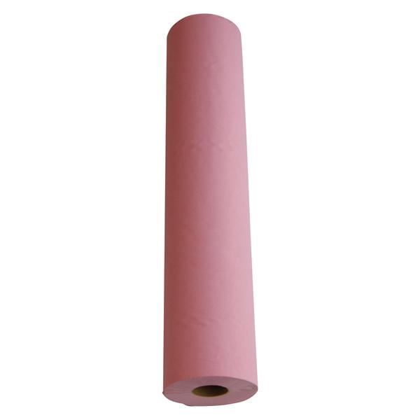 ROLLO PAPEL DE CAMILLA CREPADO ROSA 60 CM X 70 M 1U