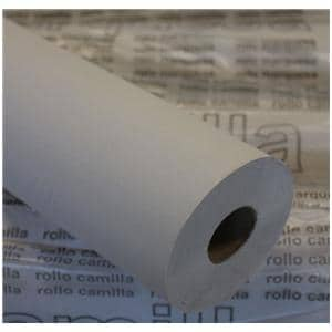 ROLLO PAPEL DE CAMILLA CREPADO BLANCO 58 CM X 70 M 1U