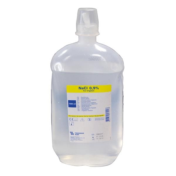 SUERO FISIOLÓGICO SALINO PARA IRRIGACIÓN 1000 ML 1U