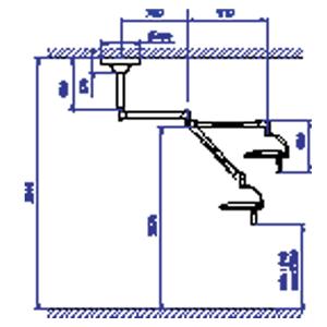 LÁMPARA DE EXÁMEN MACH LED 150F MODELO DE TECHO 1U