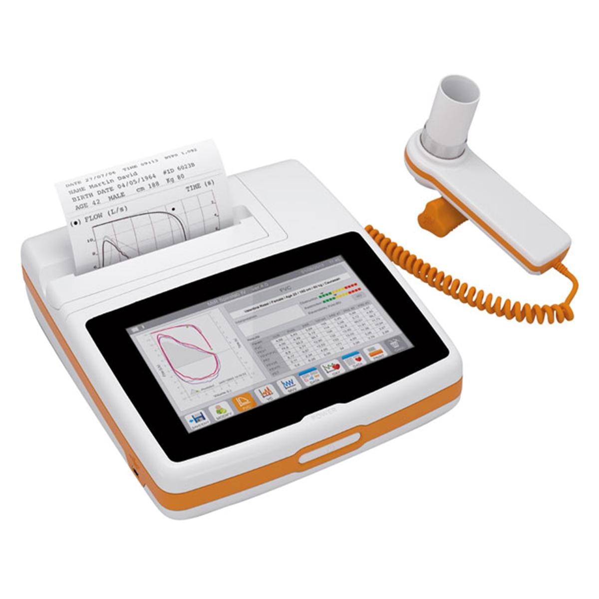 ESPIRÓMETRO SPIROLAB NEW CON TURBINA REUSABLE 1U