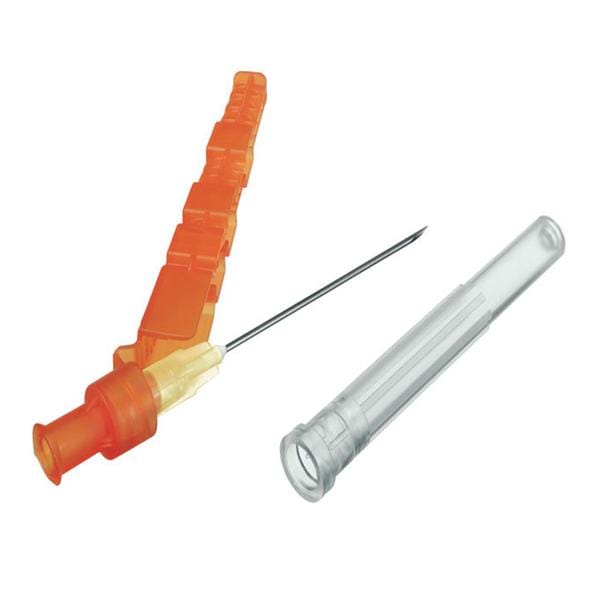 AGUJAS HIPODÉRMICAS DE SEGURIDAD NEEDLE-PRO® NARANJA 25G 0,5 X 25 100U