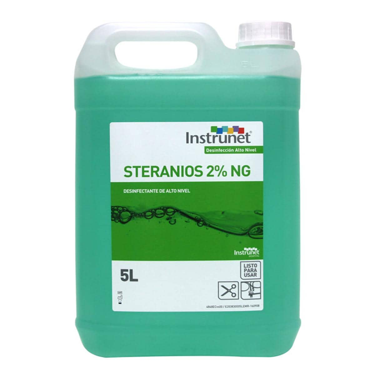 activación Nebu receta DESINFECTANTE DE INSTRUMENTAL INSTRUNET STERANIOS GLUTARALDEHÍDO 2% 5 L 1U  - Henry Schein Medical, S.L.U.