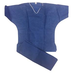 PIJAMA NATURCARE CUELLO PICO AZUL T. S
