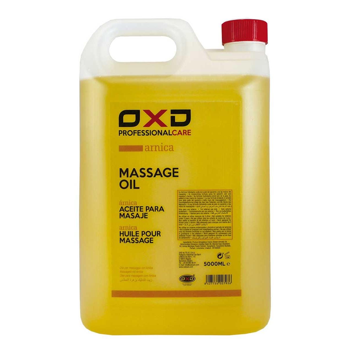 ACEITE DE MASAJE CON ARNICA 5L OXD