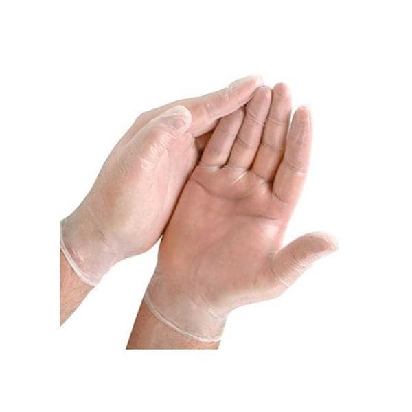 GUANTES VINILO SIN POLVO TALLA M 100U KRAPE BASIC