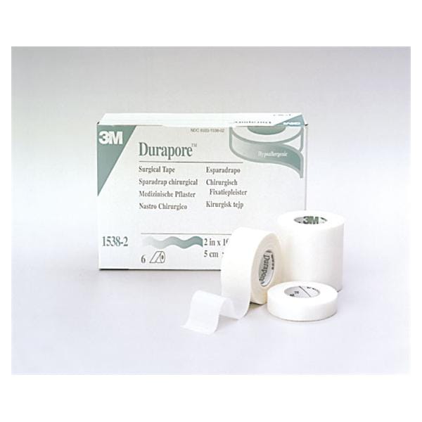 ESPARADRAPO DE SEDA DURAPORE 3M - 2,5 CM X 9,14 M 12U