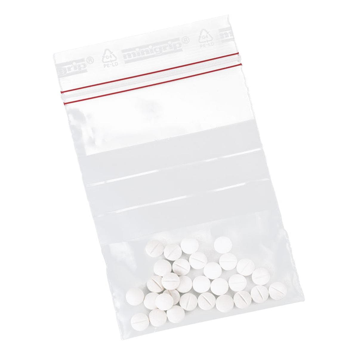 BOLSAS DE PLÁSTICO PARA PASTILLAS 12 X 17 CM 10U