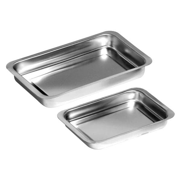 BANDEJA PARA INSTRUMENTAL ACERO INOX 25 X 17 X 3 CM