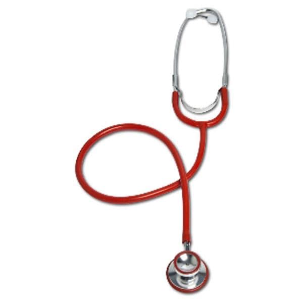 FONENDOSCOPIO DE DOBLE CAMPANA ROJO 1U